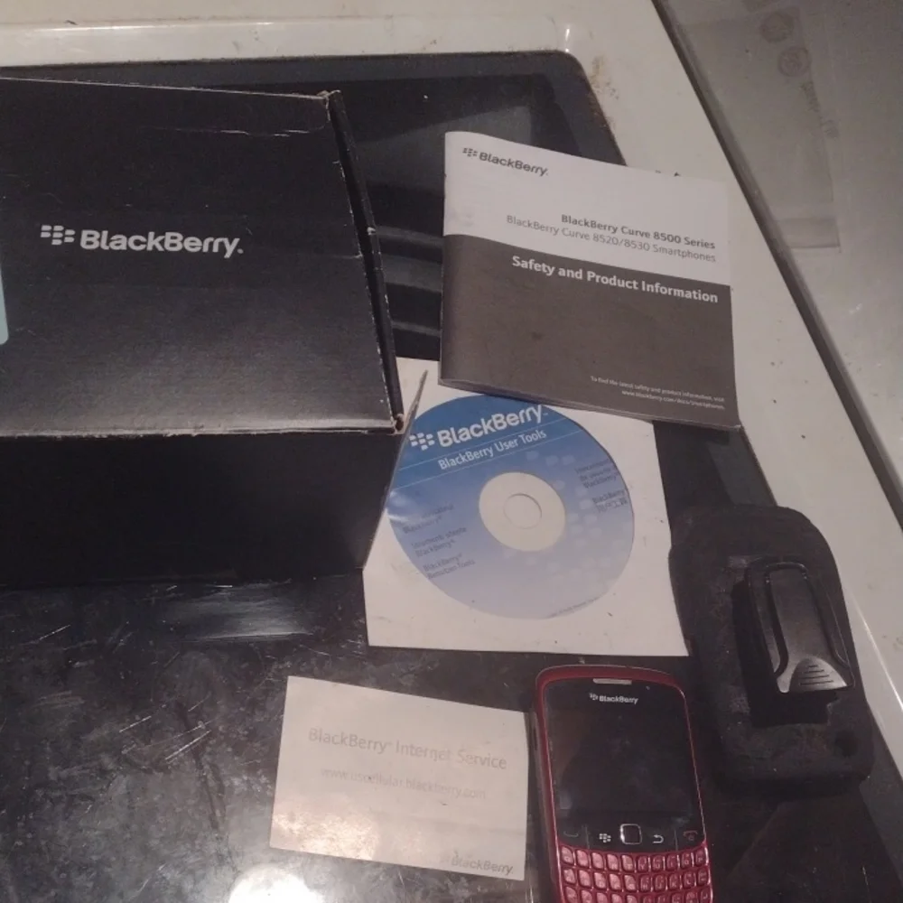 Blackberry Curve Red Smartphone